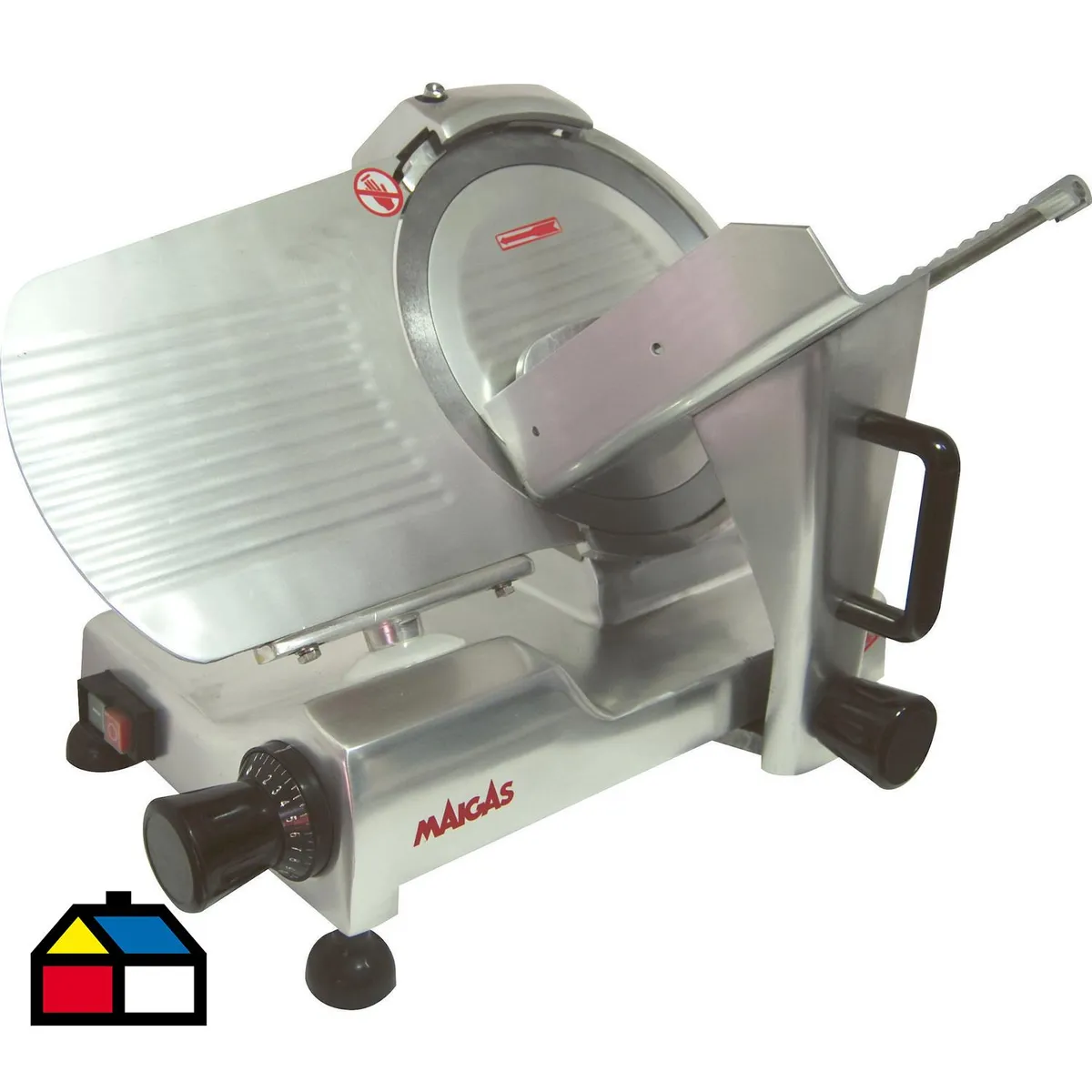 MAIGAS - Cortadora de fiambres industrial 22 cms gris