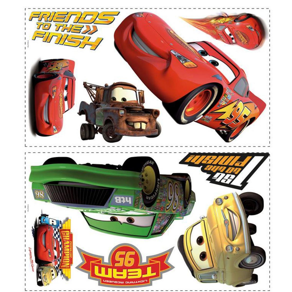 ROOMMATES - Sticker para muro Cars