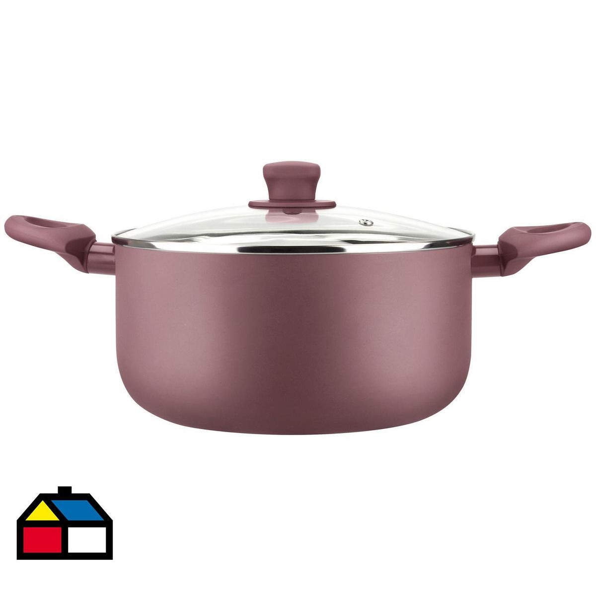 MARMICOC - Olla de Aluminio 26 cm 7,4 Lts Granate