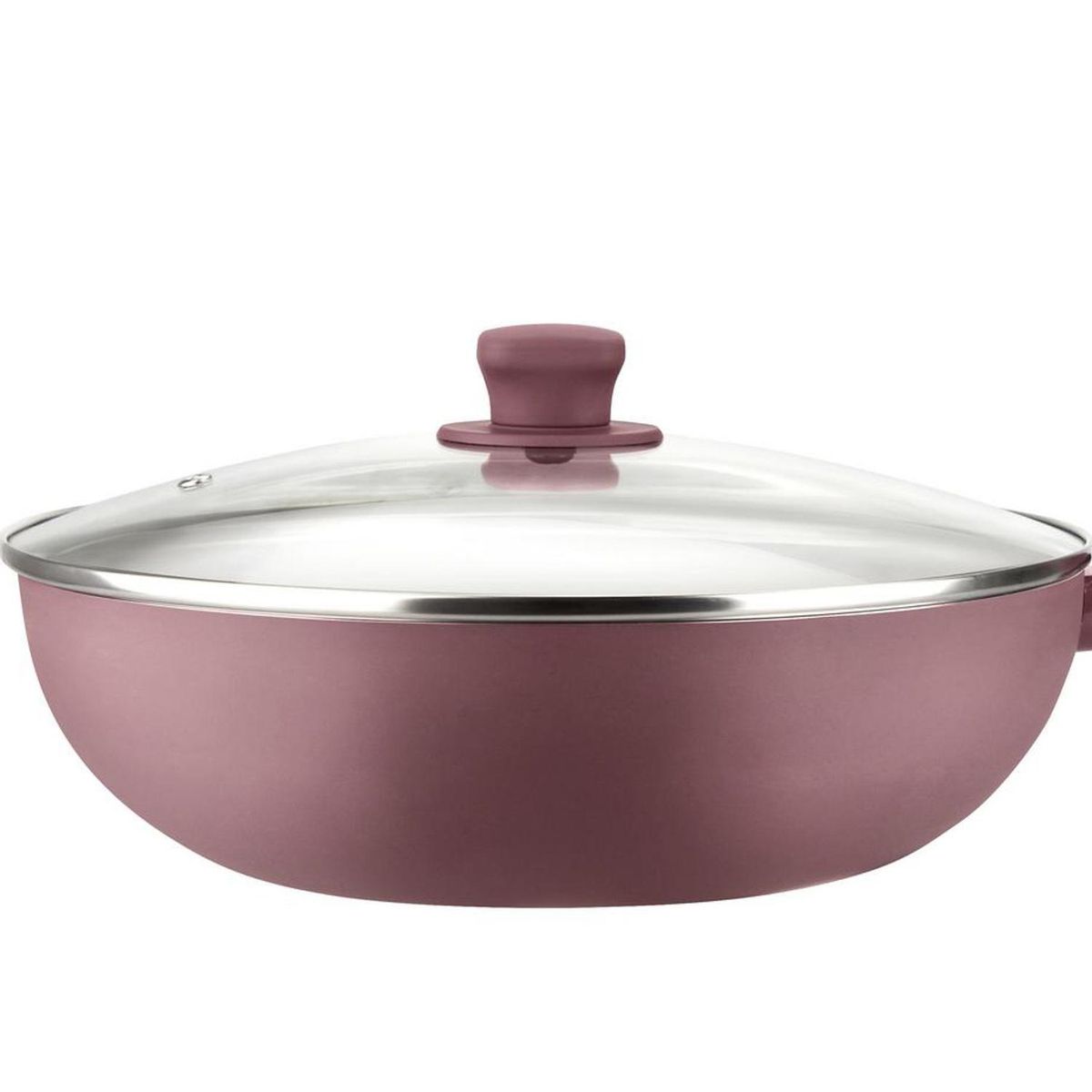 MARMICOC - Wok 28 cm 1 Piezas Acero inoxidable 11PAWOSPG28