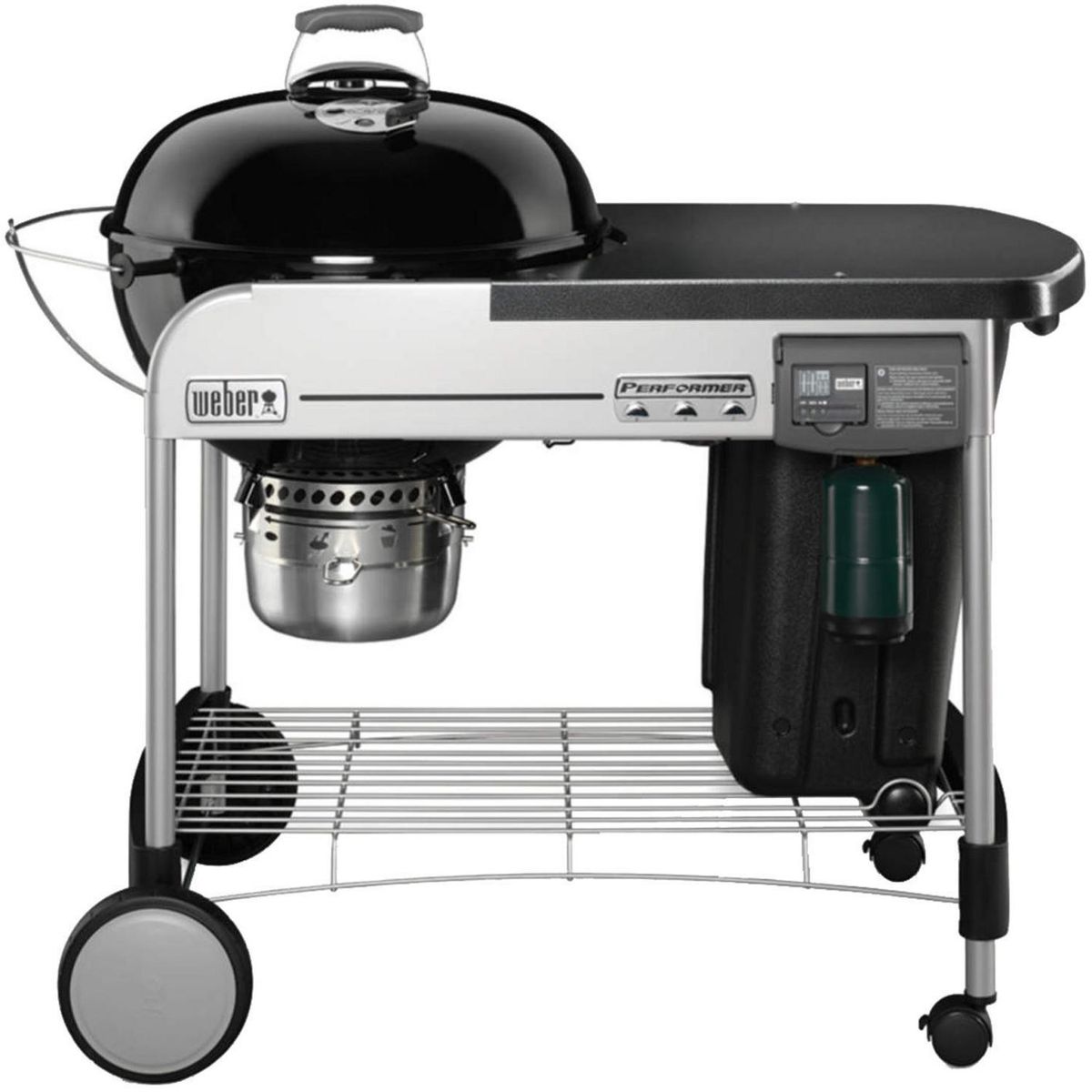 WEBER - Parrilla a carbón Performer Deluxe 22" Negro Acero