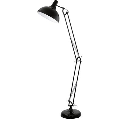 Lmpara pie Borgillio negra 60W E27