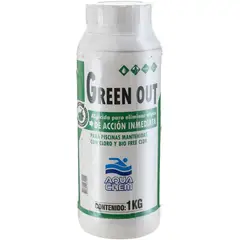 AQUACHEM - Green Out Algicida Líquido 1 kg Frasco (plástico/vidrio)