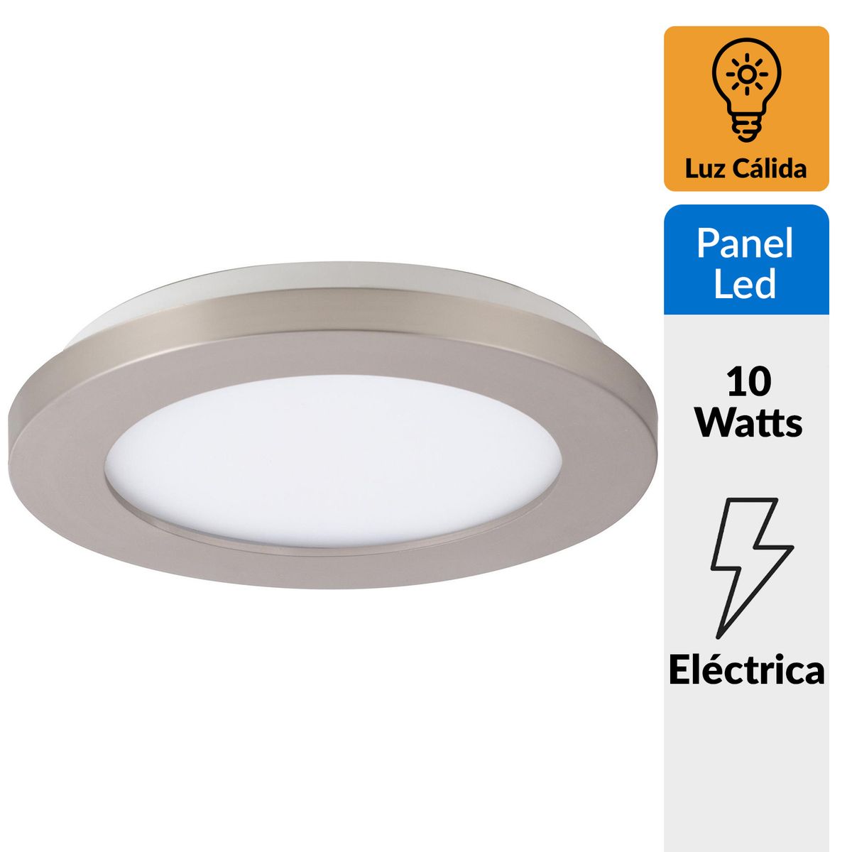 WESTINGHOUSE - Panel led Dim 1,2,3 10W 3000K Sob niquel mate 17 cm