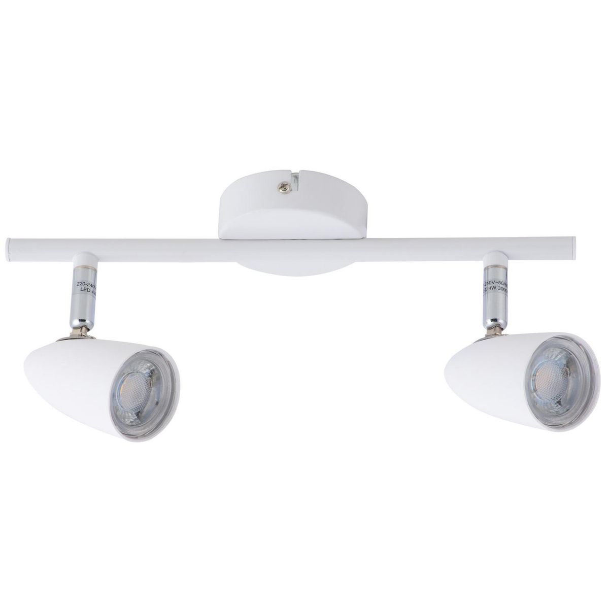 WESTINGHOUSE - Barra Led 2 Luces Sobrepuesta Metal Blanco
