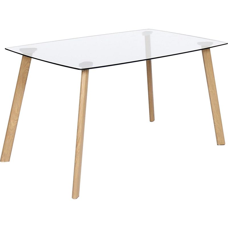 HOME REPUBLIC - Mesa de comedor rectangular 140x80 cm
