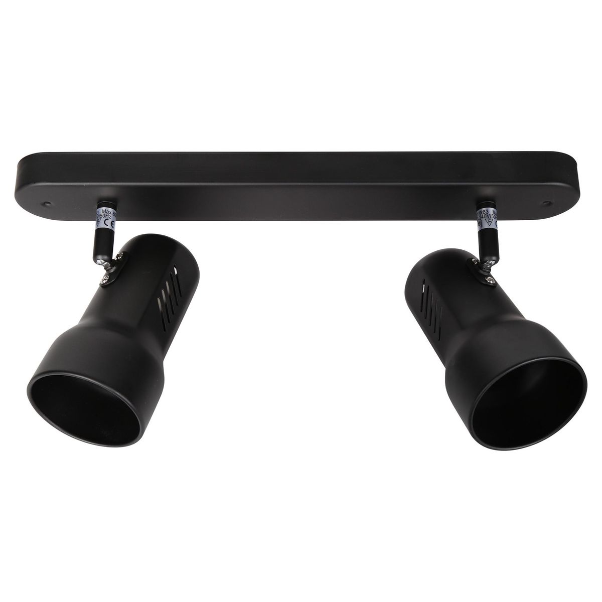 BP ILUMINACION - Barra Led R63 2 Luces Metal Negro