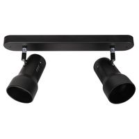 Barra Led R63 2 Luces Metal Negro