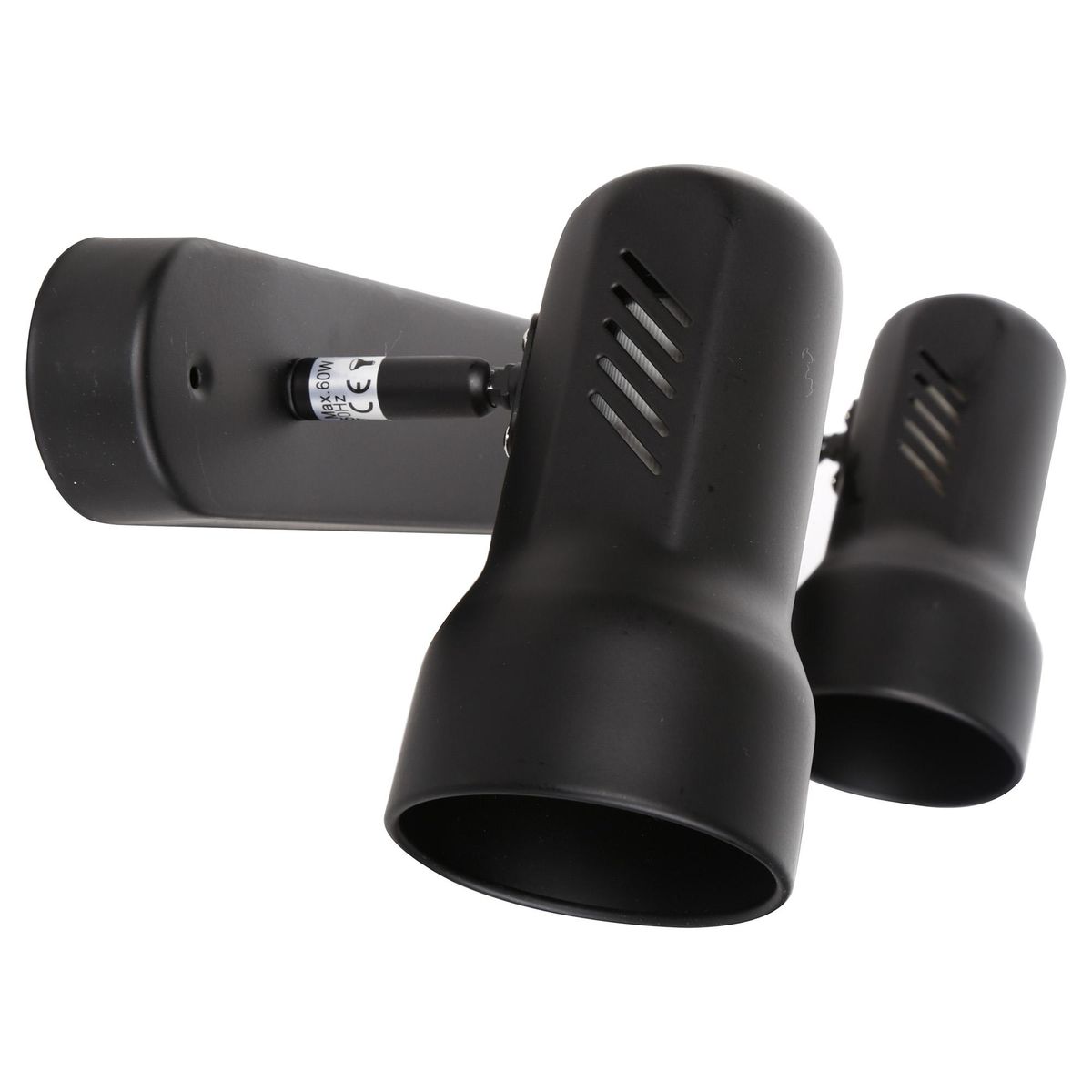 BP ILUMINACION - Barra Led R63 2 Luces Metal Negro