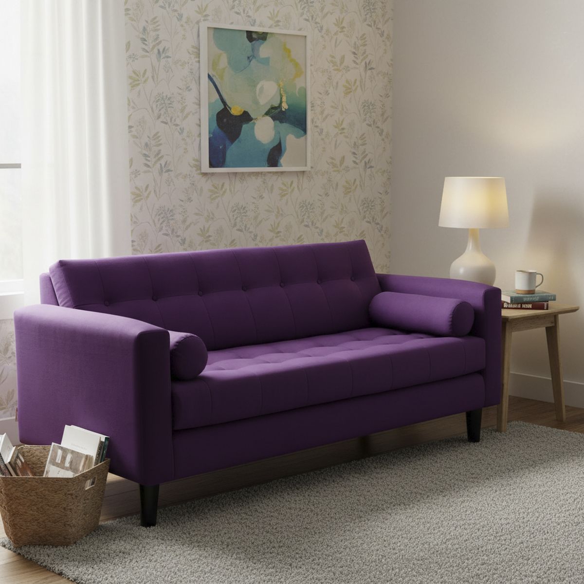 BODEVIR - Sofá 2 cuerpos 170x75x70 cm