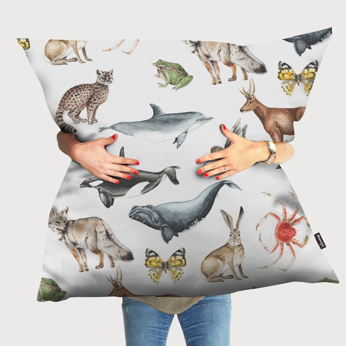 IMPRESIONARTE - Cojín de Piso pattern de Chile 100x100 cm