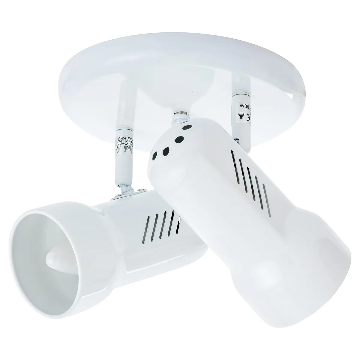 BP ILUMINACION - Barra Led R63 2 Luces Metal Blanco