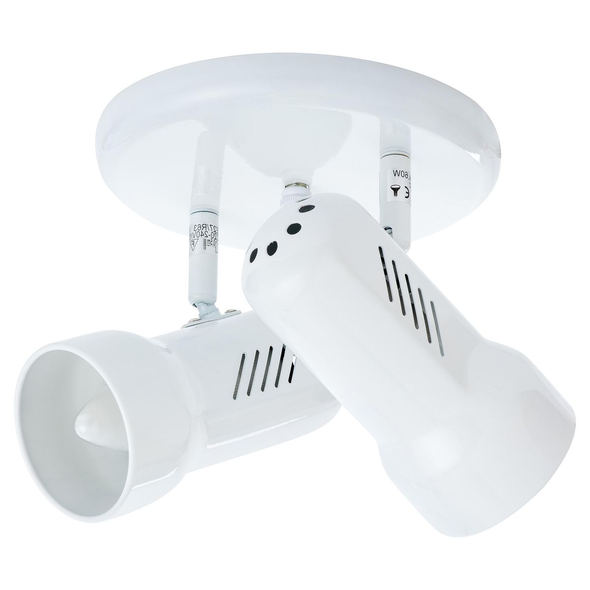 BP ILUMINACION - Barra Led R63 2 Luces Metal Blanco