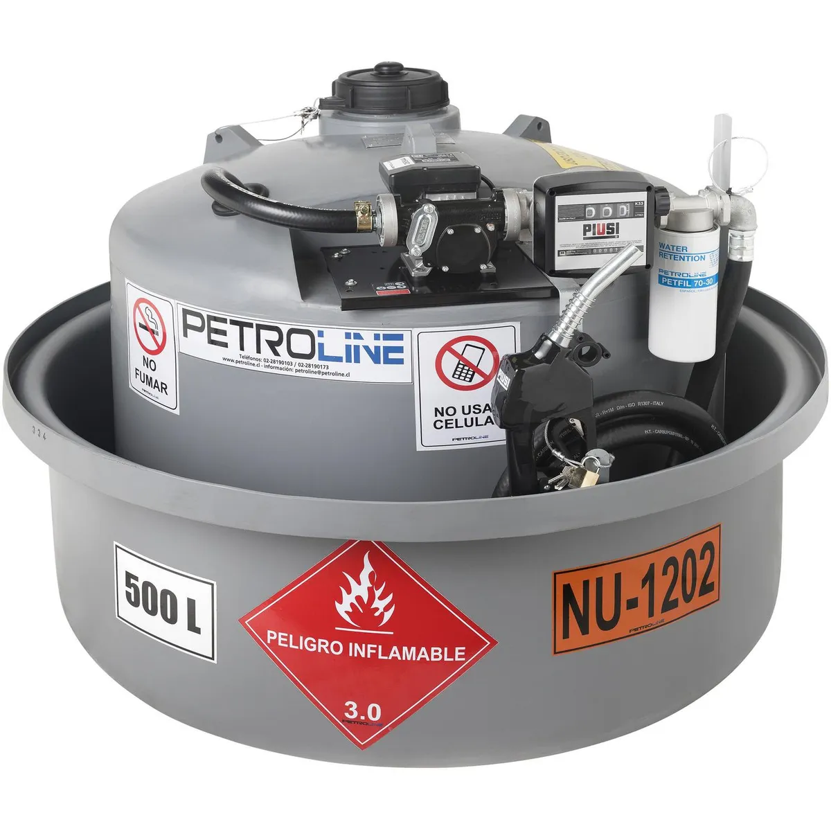 PETROLINE - Estanque combustible isla tank diesel 500 l