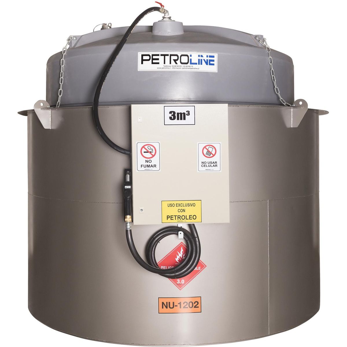 PETROLINE - Estanque combustible isla tank diesel 3000 l