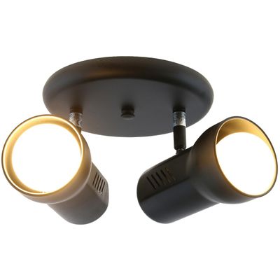 Imagen 2 del producto Barra Led R63 2 Luces Metal Negro