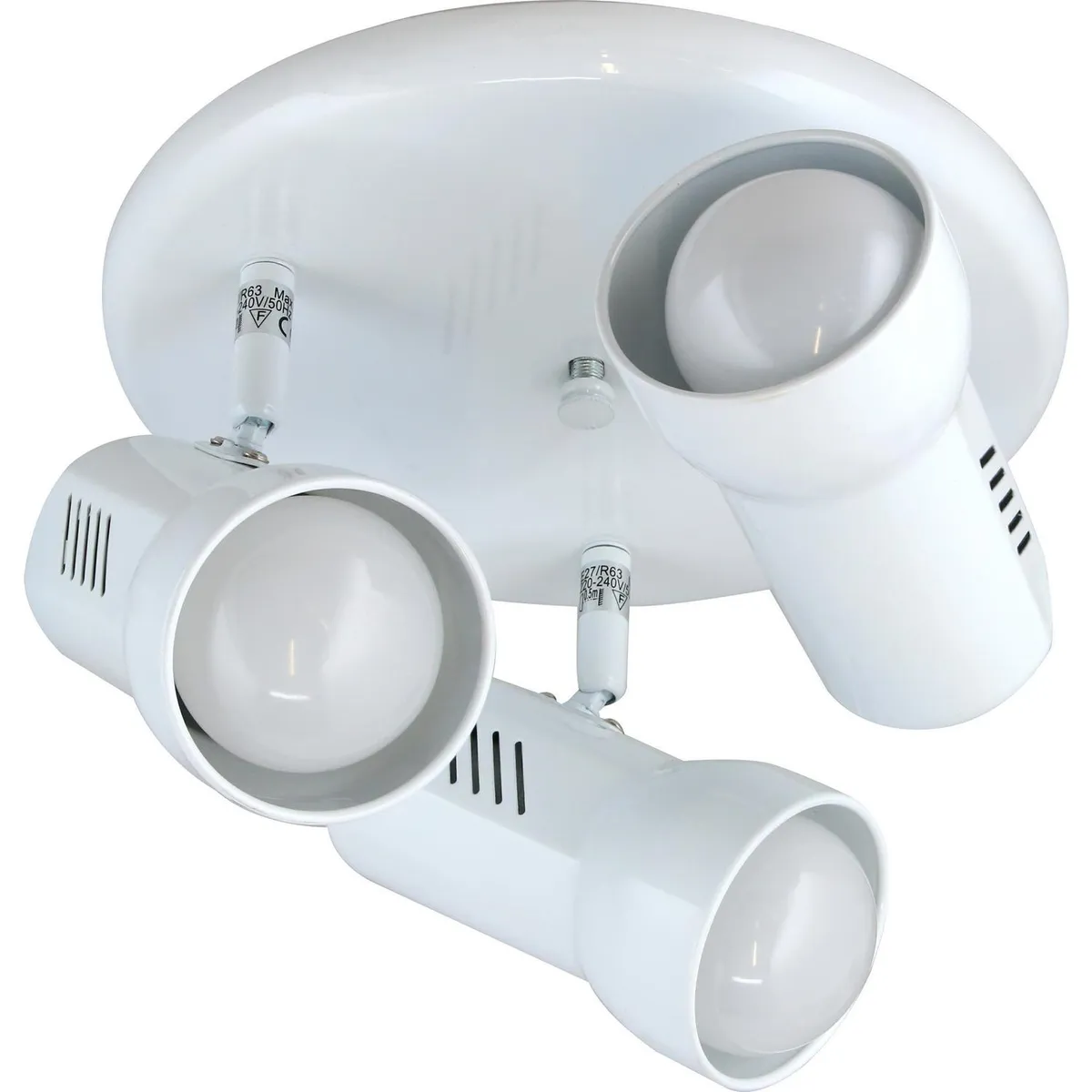 BP ILUMINACION - Barra Led R63 3 Luces Metal Blanco