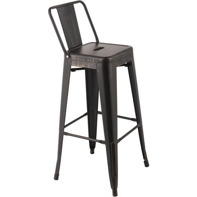 Taburete 43x43x101 cm Negro