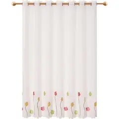 JOVIAL - Cortina de cocina 120x135cm petunias colores