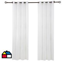 Set de velos 140x220cm blanco