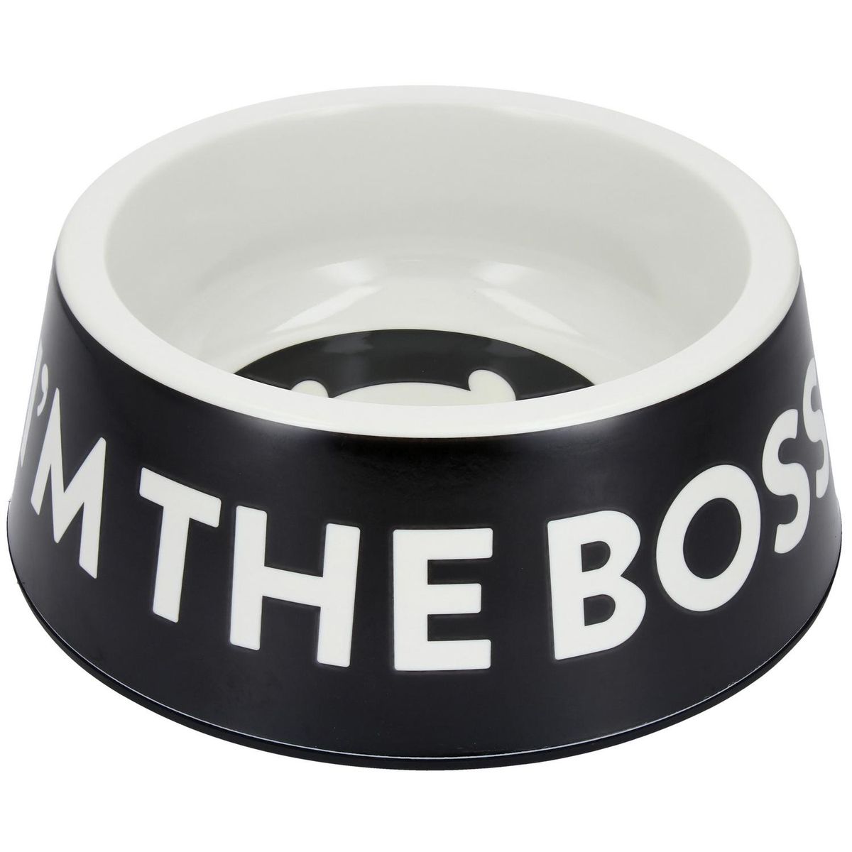 BIONIC - Plato de comida para mascota ,de melamina 460 g - negro (the boss)