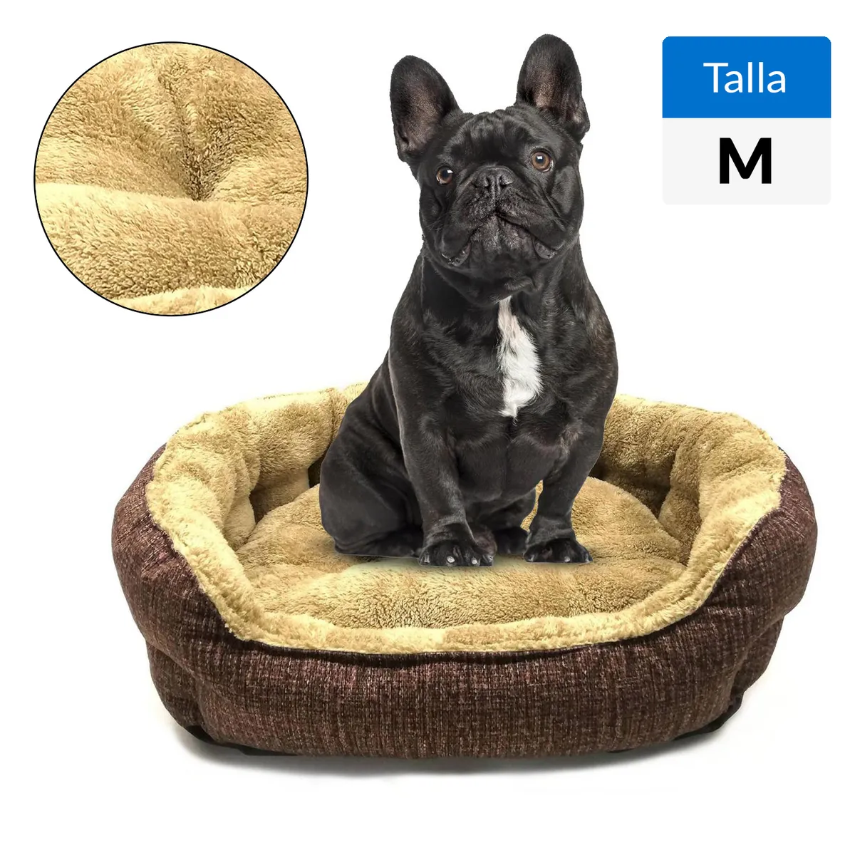 PETIZOOS - Casa para Perro 23x60x70 cm Café