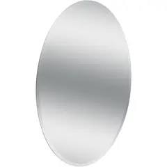 KLIPEN - Espejo con Bisel Baño Redonda 60x60 cm Gris Cherry