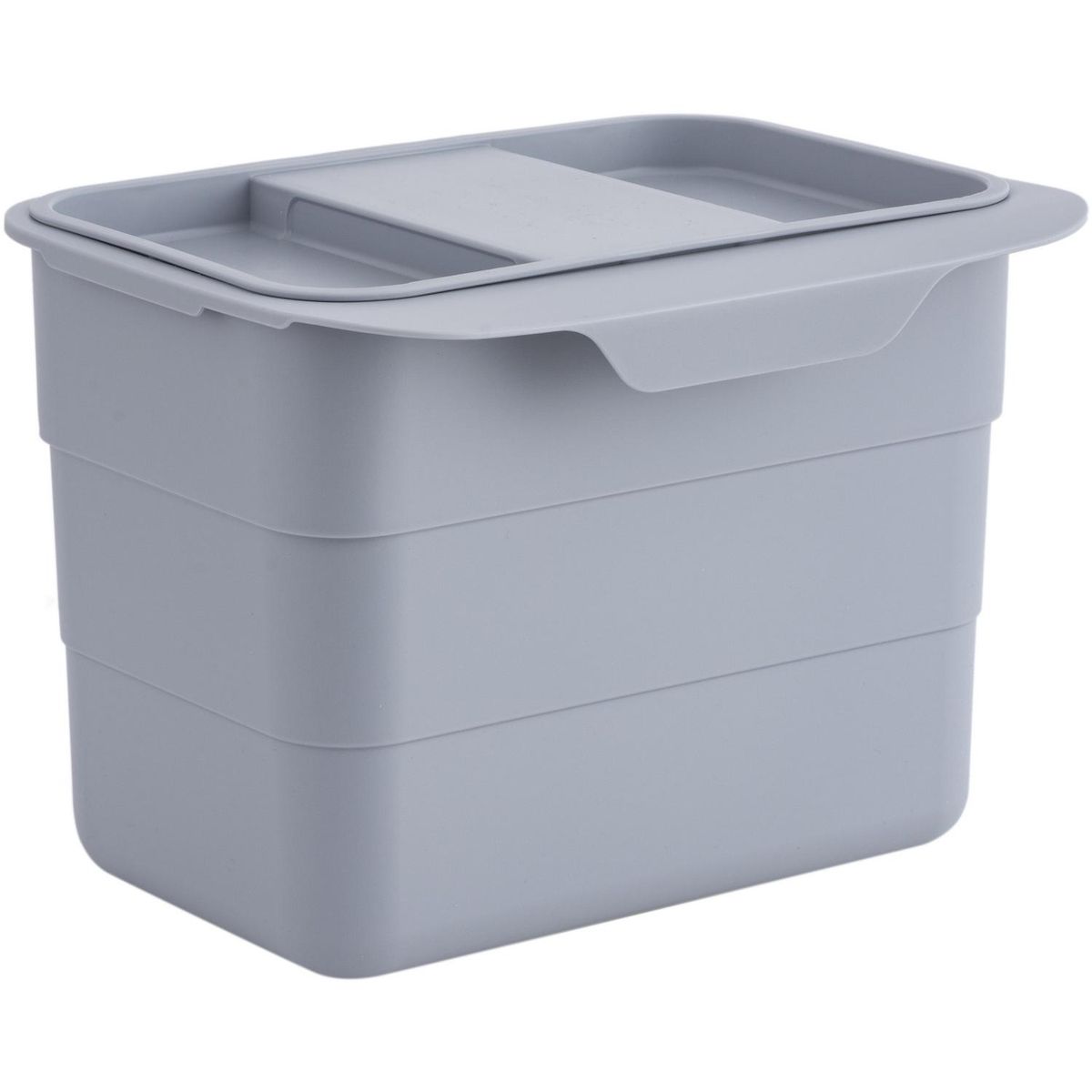 REHAU - Basurero para Puertas 6.56 Litros Plástico Gris