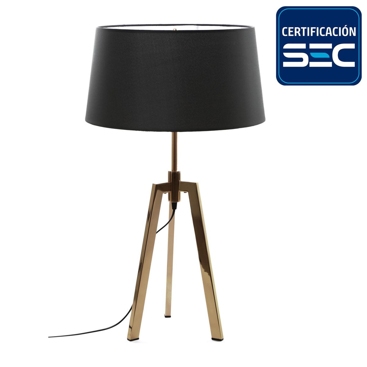 DISEÑO 3 - Lámpara Mesa Treo Cobre Naranjo 34x72 cm