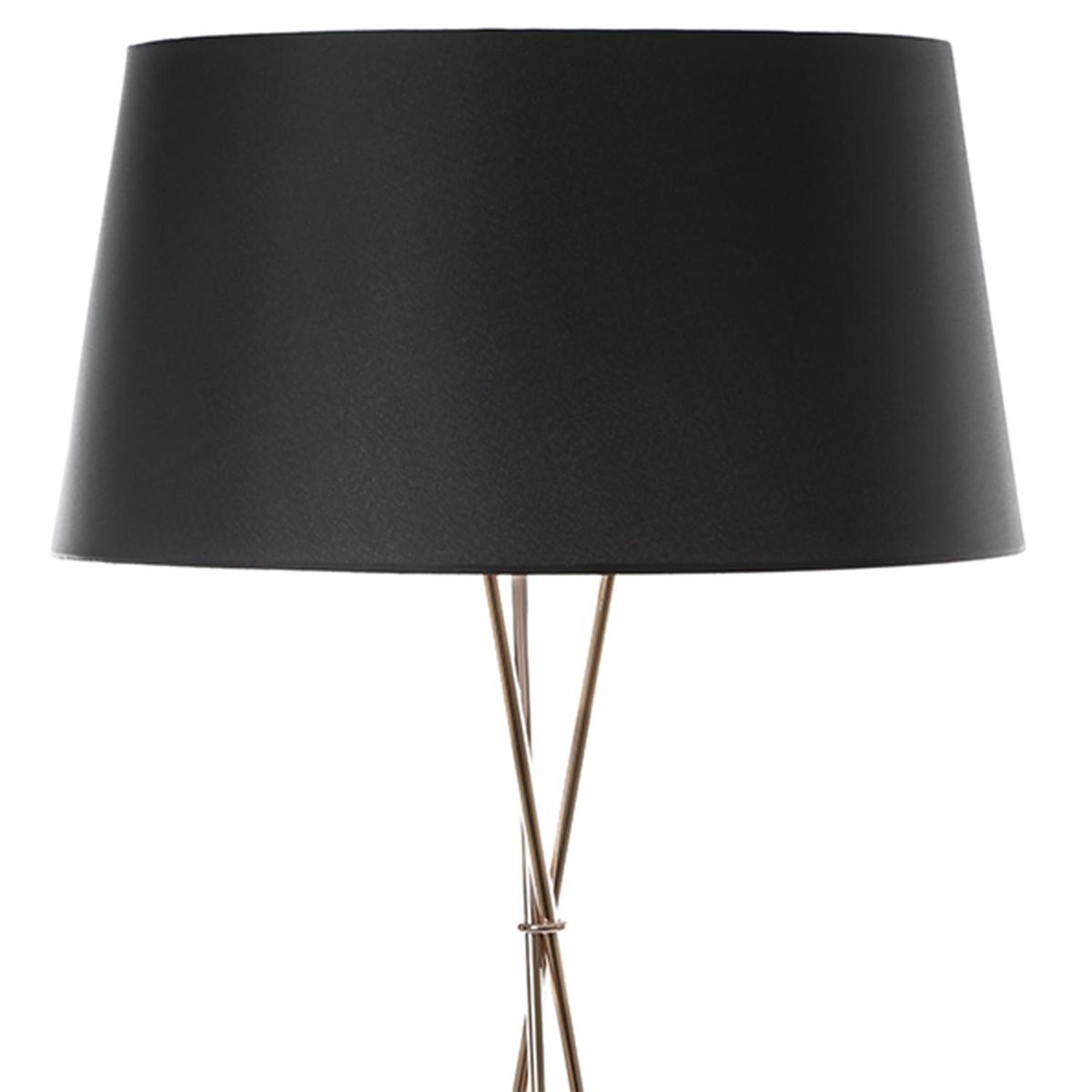 DISEÑO 3 - Lámpara de Pie Trípode Cobre Naranjo 44x157 cm