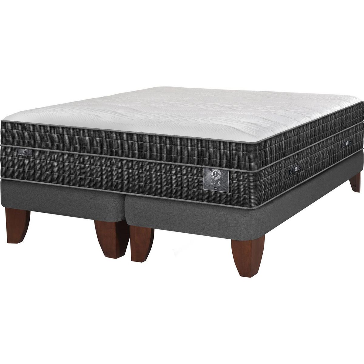 CIC - Cama King Europea Lux Gris