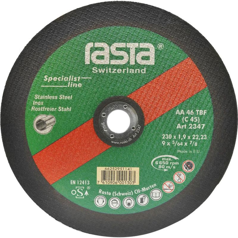 RASTA - Disco corte metal 14"x3.5 mm