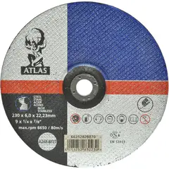 RASTA - Disco de Corte Metal 9" (230x3,0x22 mm) CE