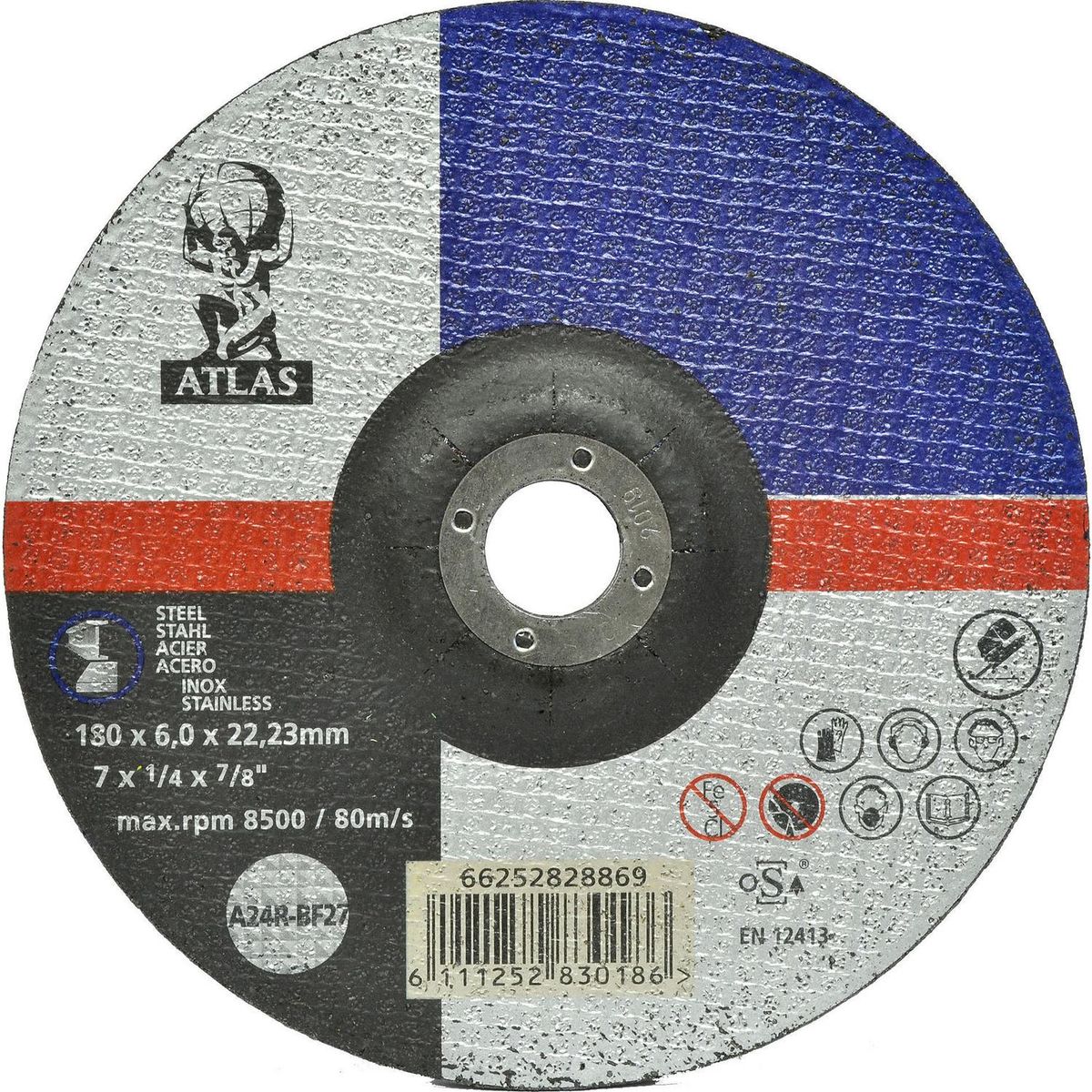 RASTA - Disco de Corte Piedra 4 1/2" (115x2,5x22 mm) RE