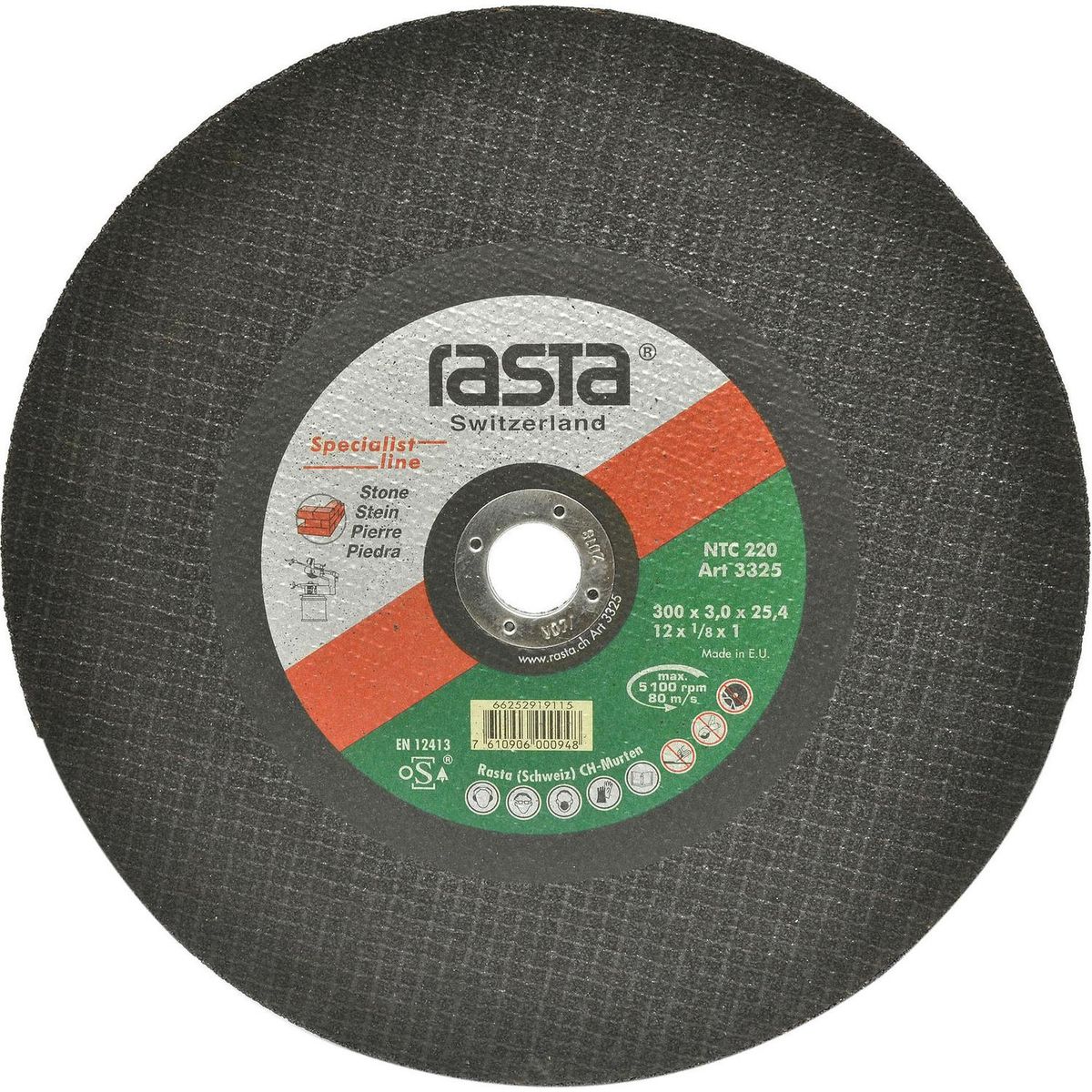 RASTA - Disco de Corte Metal 4 1/2" (115x2,0x22 mm) RE