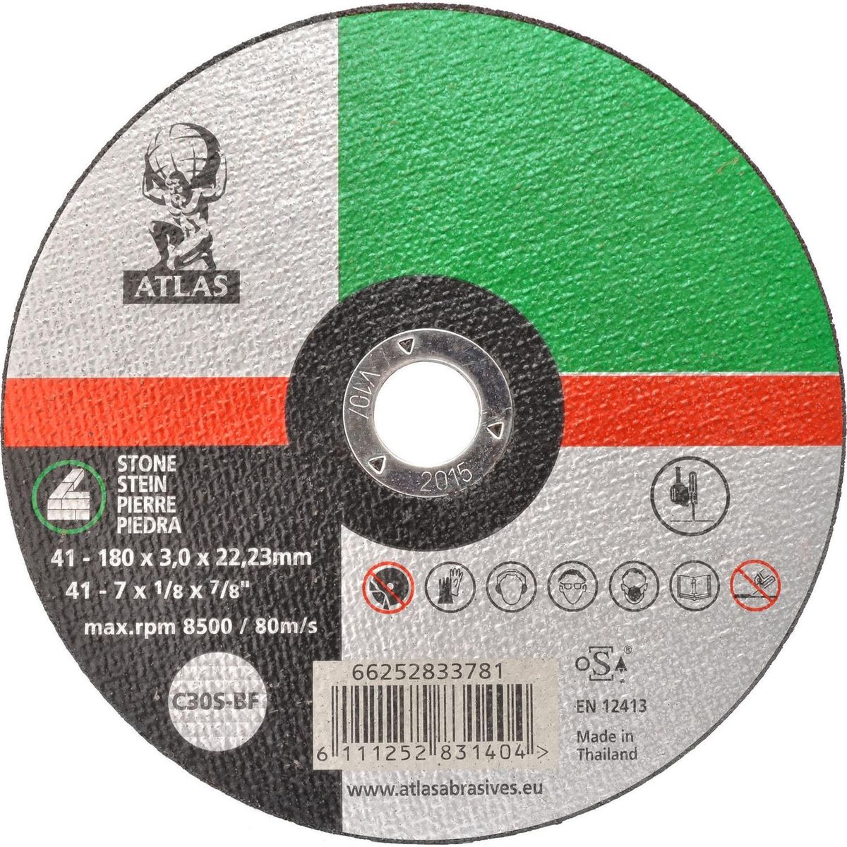 RASTA - Disco de Corte Universal 4 1/2" (115x1,0x22 mm) RE