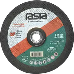 RASTA - Disco de Corte Piedra 14" (350x3,5x25 mm) Maquina Estacionaria