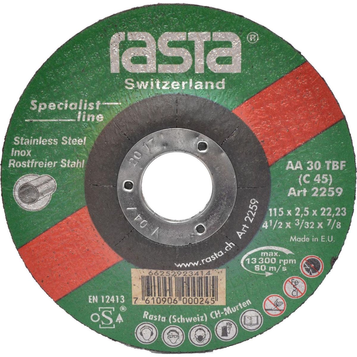 ATLAS - Disco de Corte Universal 9" (230x2,5x22 mm) RE