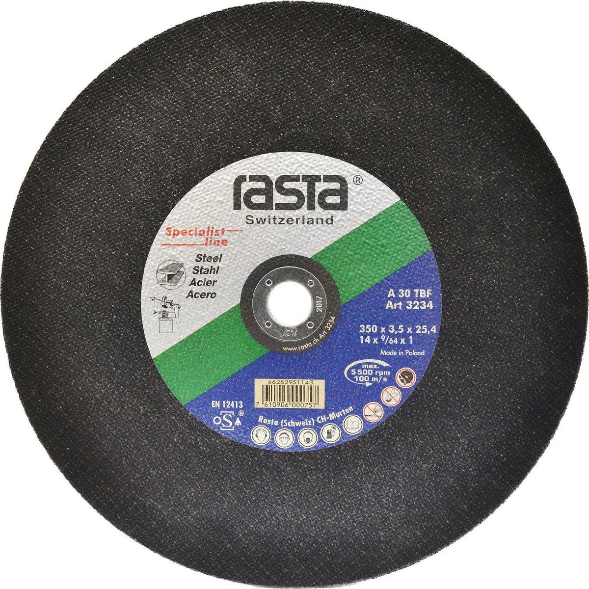 ATLAS - Disco de Corte Universal 14" (350x3,5x25 mm) RE