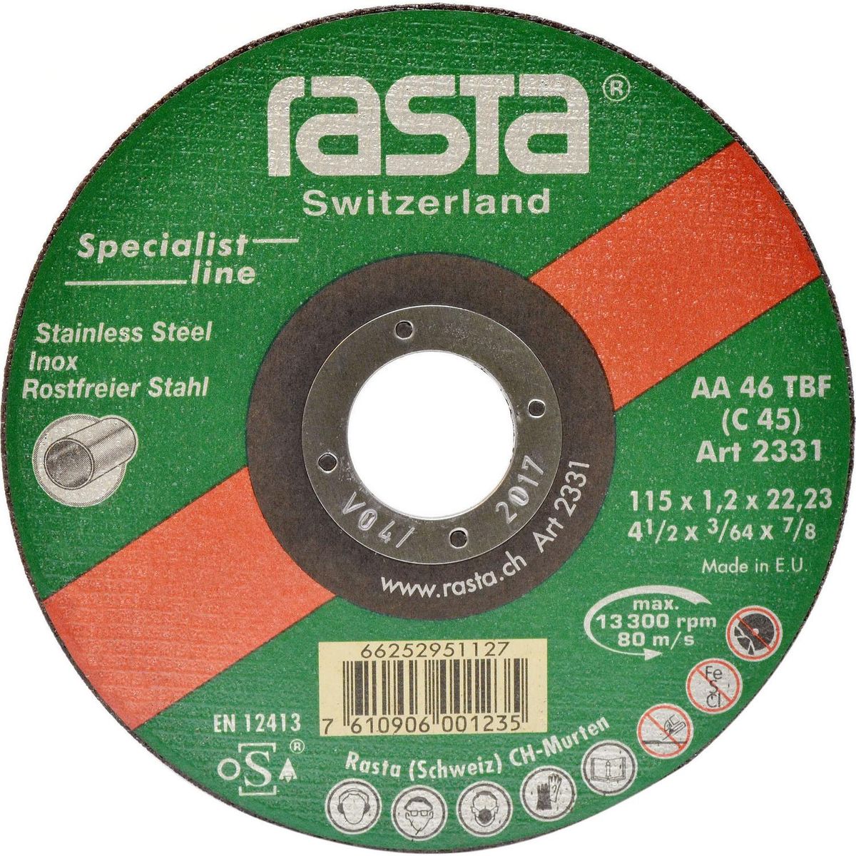 ATLAS - Disco de Desbaste universal 7" (180x6,0x22 mm) CE