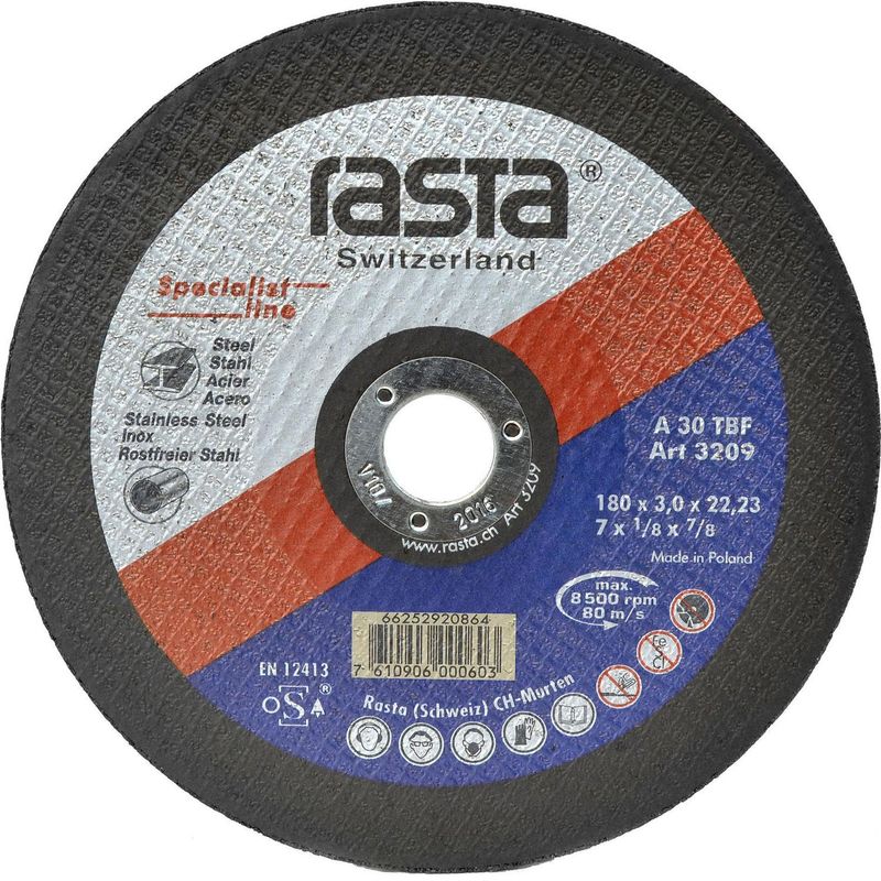 ATLAS - Disco universal  9"x6 mm