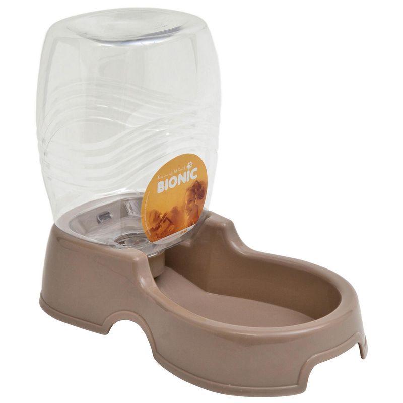 BIONIC - Dispensador de agua para gatos y perros ,beige,1500 ml