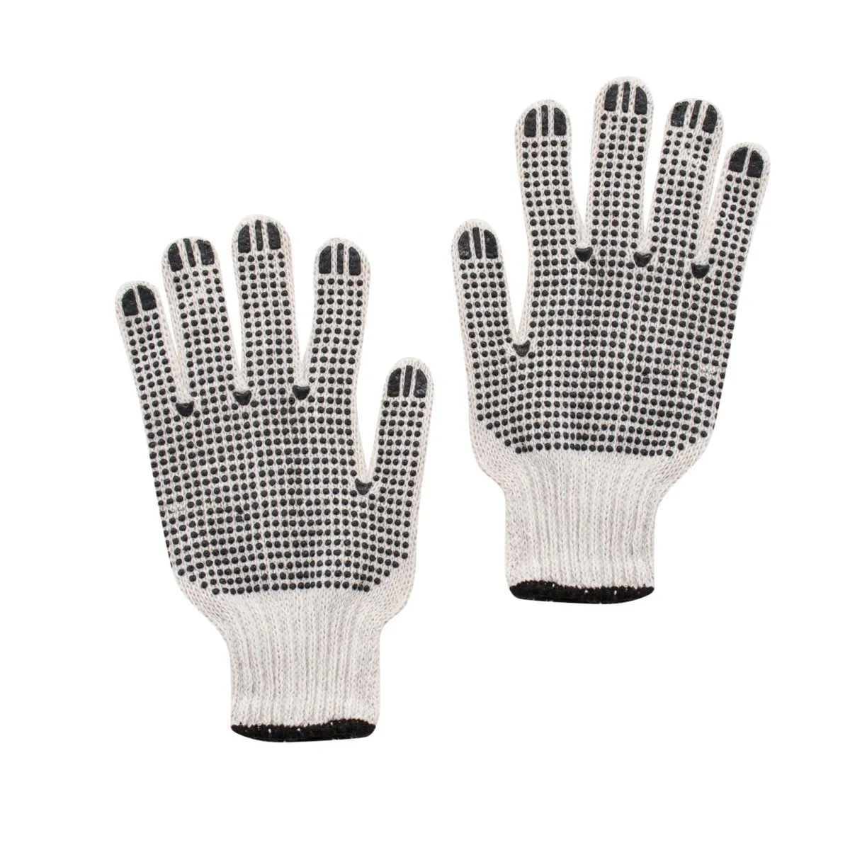 KARSON - Guante Profesional de Algodón Talla única Blanco/Negro