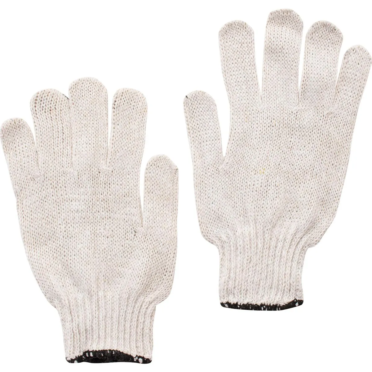 KARSON - Guante Profesional de Algodón Talla única Blanco/Negro