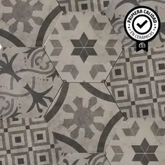 KLIPEN - Cerámica 20x23 cm Hexagon City Gris Mosaico 1.001 m2