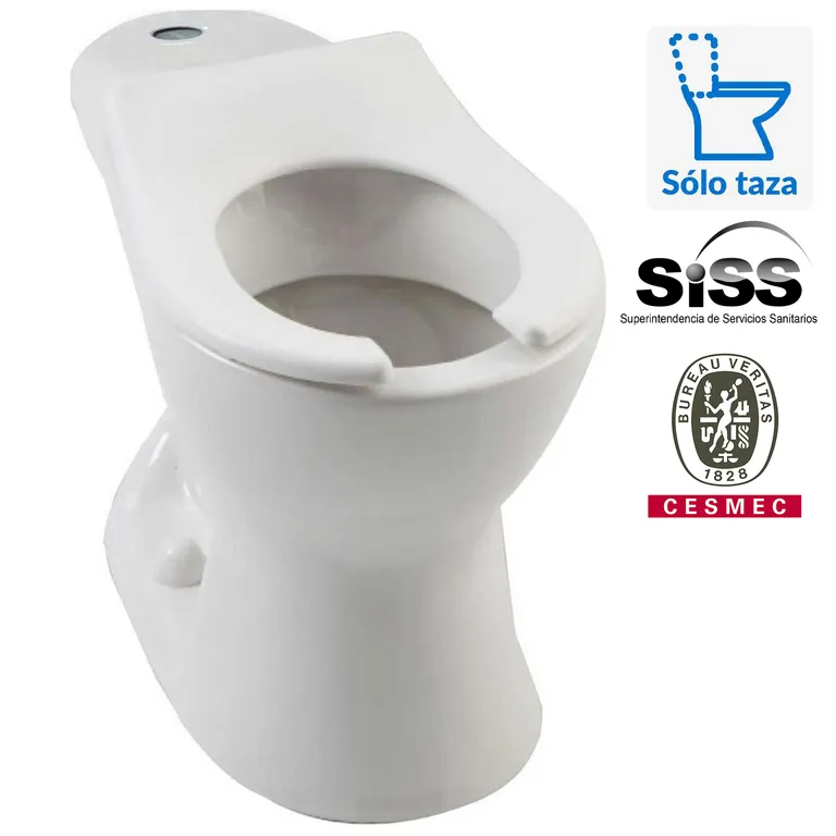 Sanitario One piece 25,5 cm 4.8 Litros Kiddy Blanco