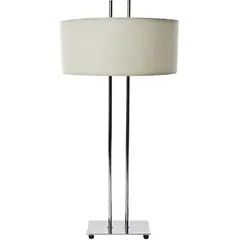 DISEÑO 3 - Lámpara Mesa H Cromo SM Gris/Plata 39x70 cm