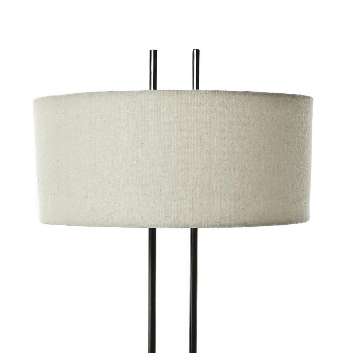 DISEÑO 3 - Lámpara Mesa H Cromo SM Gris 39x70 cm