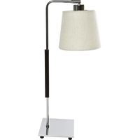 Lámpara Velador Ele Cromo SM Gris 24x53 cm