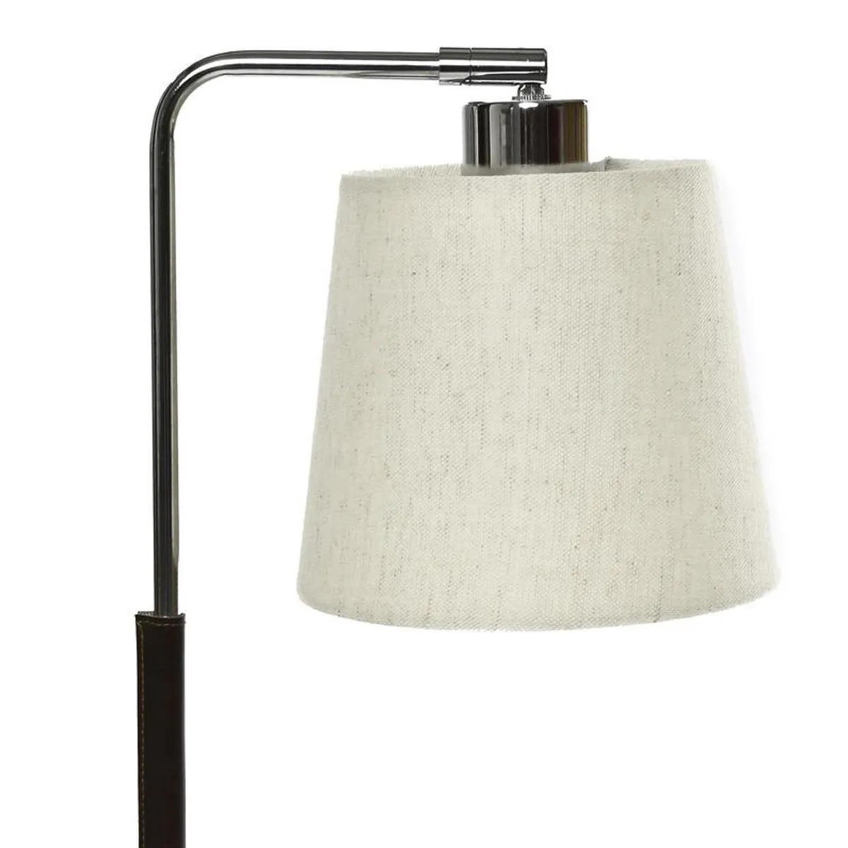 DISEÑO 3 - Lámpara Velador Ele Cromo SM Gris 24x53 cm